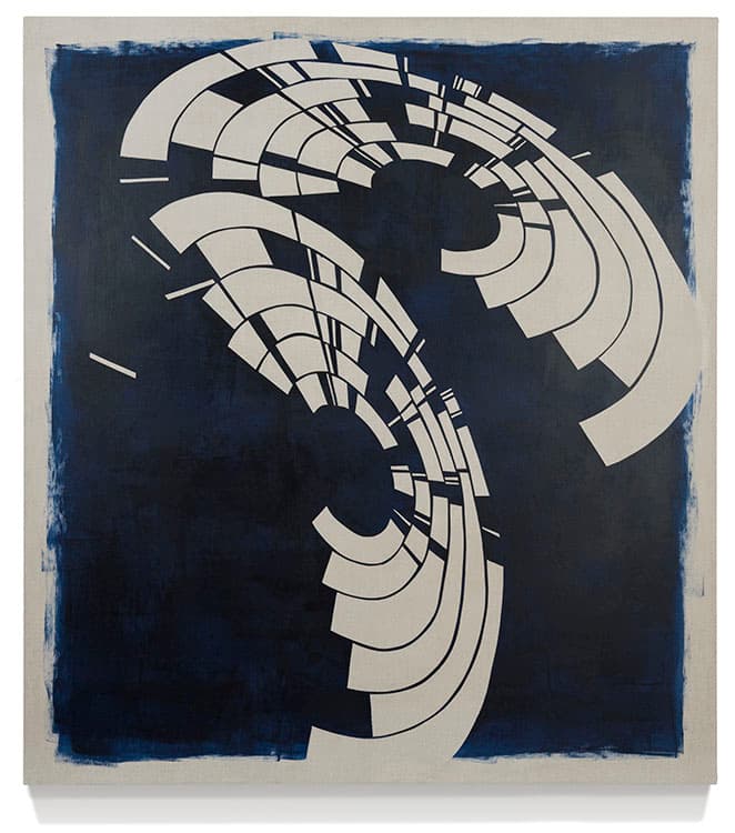 Blue Composite, 2019 | Acrylic on Linen, 48 x 44 inches