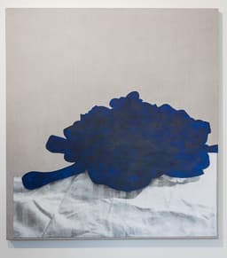 Blue Line, 2019 | Acrylic on Linen, 48 x 44 inches