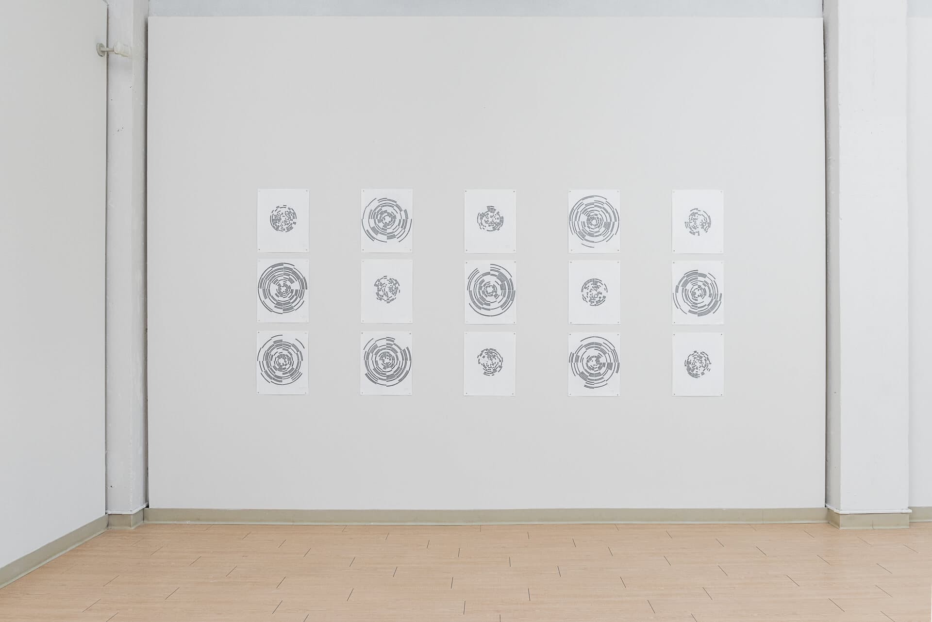 More Time Installation View | Graphite on paper, 24 x 18 inches