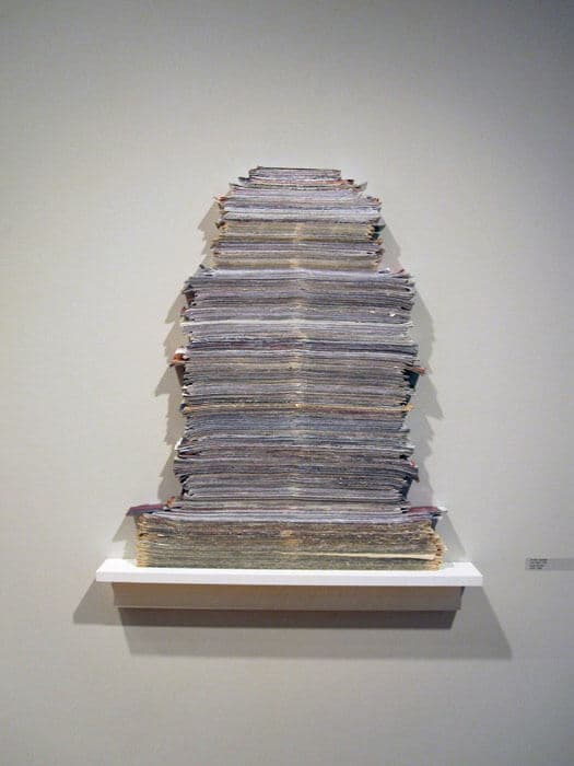 Free Paper 11-06 | Paper and glue, 29.75 x 24 x 2 inches, 29 lbs