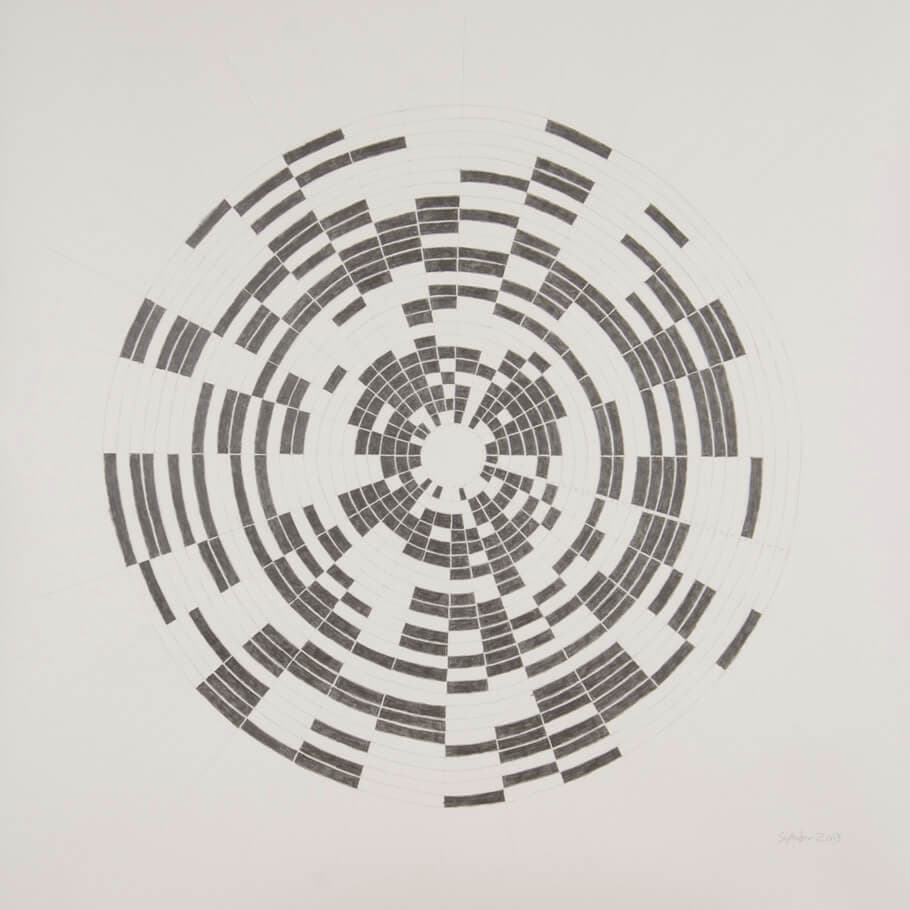 September 2013 | graphite on paper, 42 x 42 inches, 2013