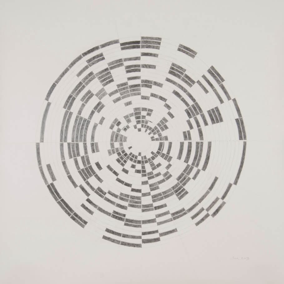 June 2013 | graphite on paper, 42 x 42 inches, 2013