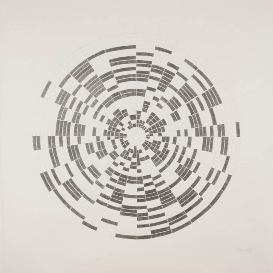 October 2013 | graphite on paper, 42 x 42 inches, 2013