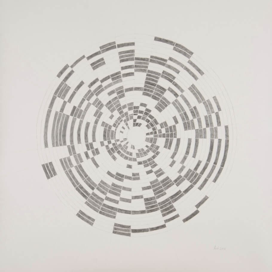 March 2013 | graphite on paper, 42 x 42 inches, 2013