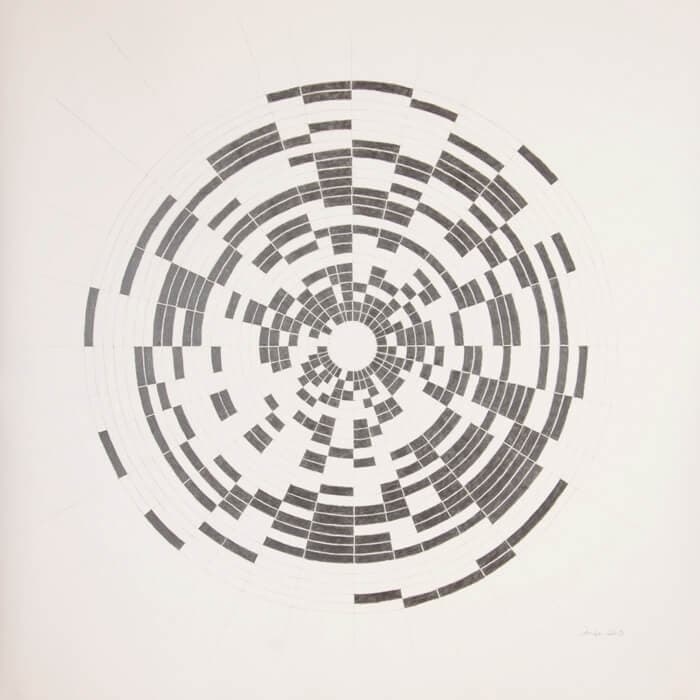 December 2013 | graphite on paper, 42 x 42 inches, 2013