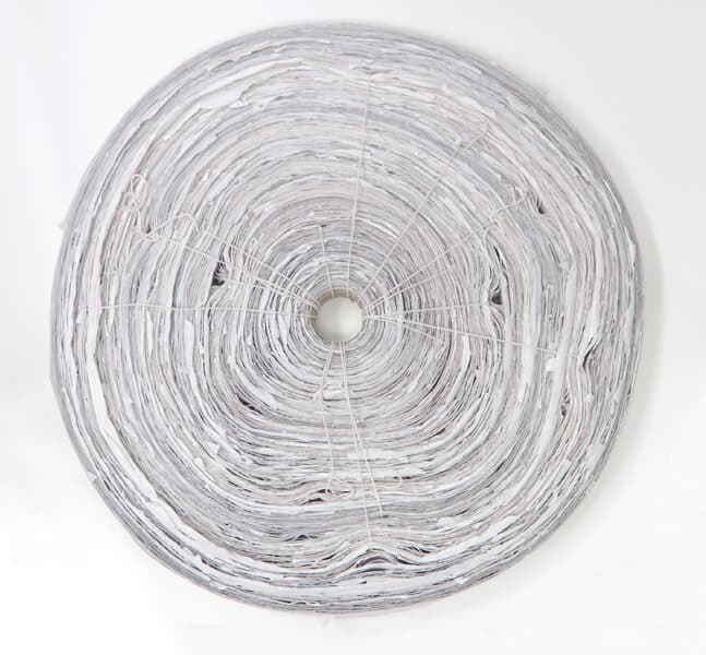 2,490 | Paper and tape, 24 x 24 inches, 2012