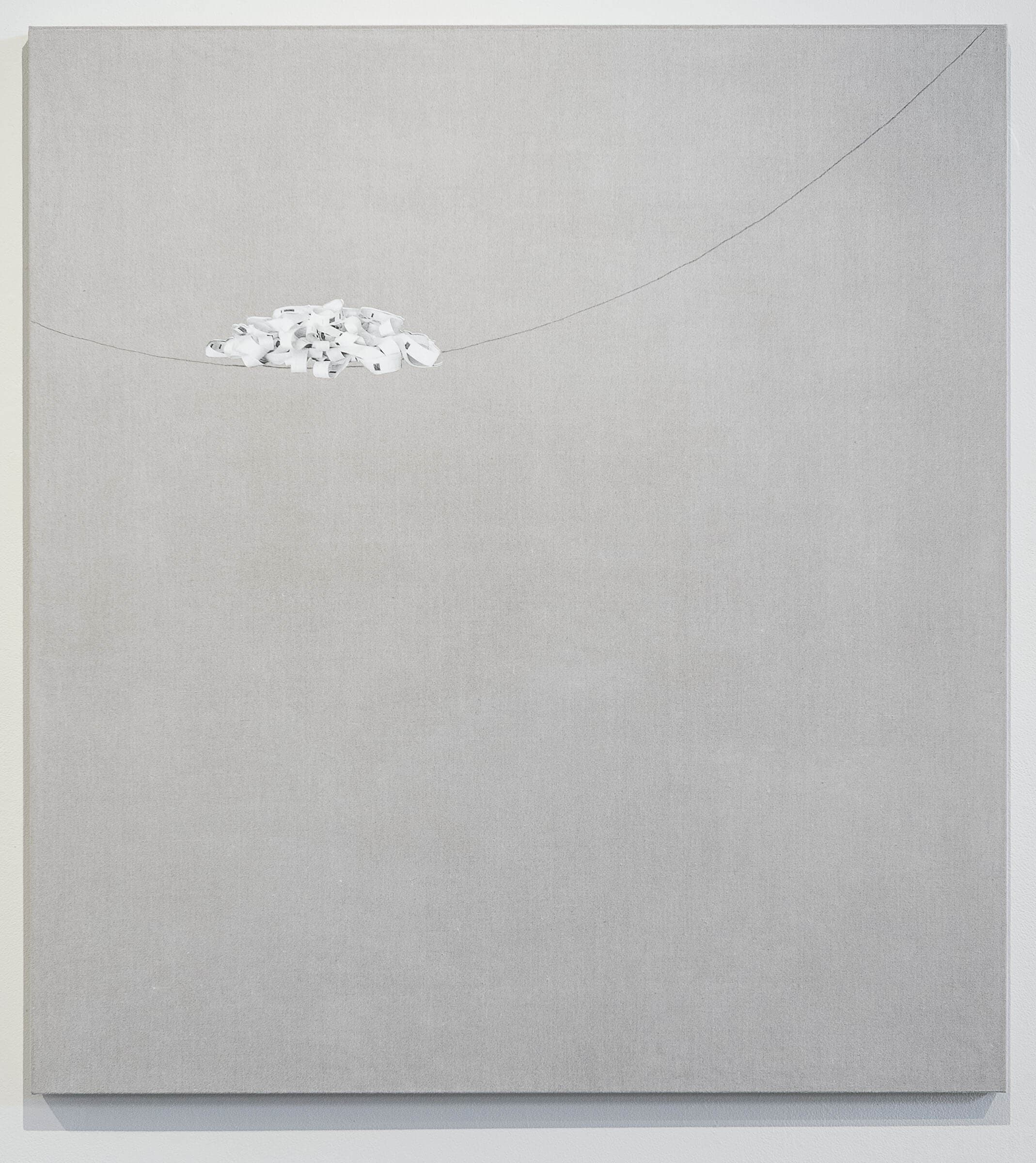 On The Line, 2019 | Acrylic on Linen, 48 x 44 inches