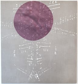 Pink Portal March 2021, 2024, acrylic on linen, 48h x 44w inches